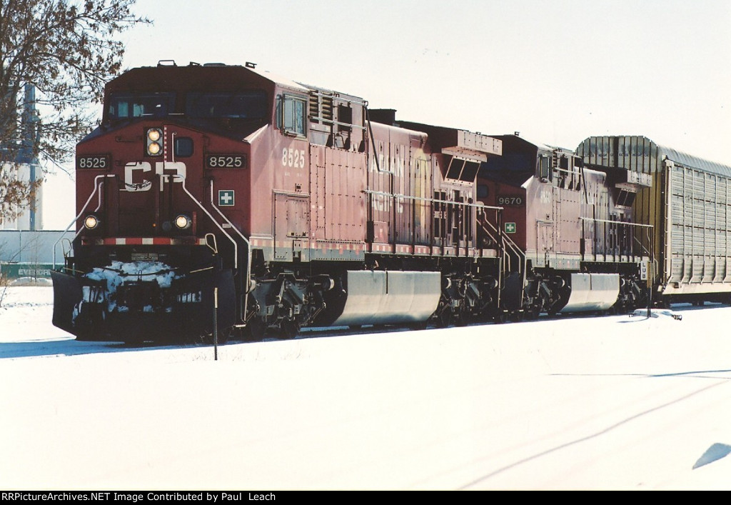 Vehicle train rolls west